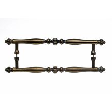 Somerset Collection 12 Inch Center to Center Melon Back to Back Door Pull - Pair