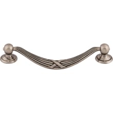 Ribbon 5-1/16 Inch Center to Center Drop Cabinet Pull from the Edwardian Collection