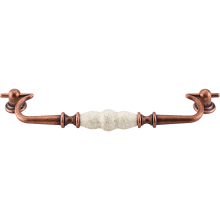 Ceramic 8-7/8 Inch Center to Center Drop Cabinet Pull from the Chateau Collection