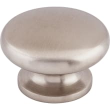Flat 1-1/2 Inch Mushroom Cabinet Knob from the Stainless Collection
