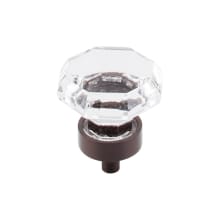 Clear 1-3/8 Inch Geometric Cabinet Knob from the Crystal Collection
