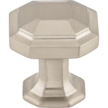 Emerald 1-1/8 Inch Geometric Cabinet Knob from the Chareau Collection
