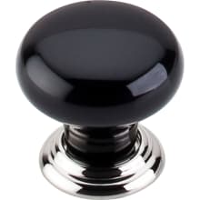 Ceramic 1-3/8 Inch Mushroom Cabinet Knob from the Chateau Collection