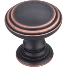 Reeded 1-1/2 Inch Mushroom Cabinet Knob from the Chareau Collection