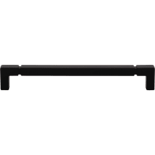 Langston 7-9/16 Inch Center to Center Bar Cabinet Pull from the Coddington Collection
