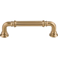 Reeded 3-3/4 Inch Center to Center Handle Cabinet Pull from the Chareau Collection