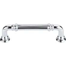 Reeded 3-3/4 Inch Center to Center Handle Cabinet Pull from the Chareau Series - 10 Pack