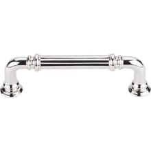 Reeded 3-3/4 Inch Center to Center Handle Cabinet Pull from the Chareau Series - 25 Pack