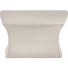 Glacier 1-1/2 Inch Long Rectangular Cabinet Knob from the Mercer Series