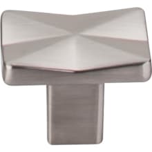 Quilted 1-1/4 Inch Square Cabinet Knob from the Mercer Collection