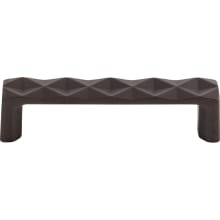Quilted 3-3/4 Inch Center to Center Handle Cabinet Pull from the Mercer Series