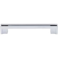 Flat 5 Inch (128 mm) Center to Center Handle Cabinet Pull from the Sanctuary Series - 10 Pack
