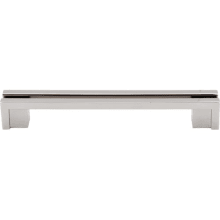 Flat 5 Inch (128 mm) Center to Center Handle Cabinet Pull from the Sanctuary Series - 10 Pack