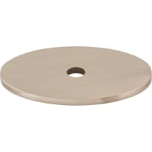 1-1/2 Inch Medium Oval Cabinet Knob Backplate from the Sanctuary Series