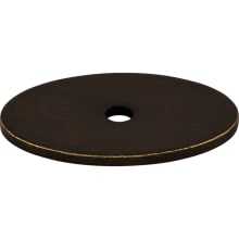 1-1/2 Inch Medium Oval Cabinet Knob Backplate from the Sanctuary Series