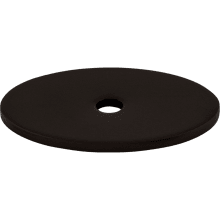 1-1/2 Inch Medium Oval Cabinet Knob Backplate from the Sanctuary Series