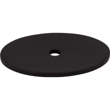 1-3/4 Inch Large Oval Cabinet Knob Backplate from the Sanctuary Series