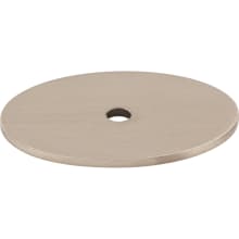 1-3/4 Inch Large Oval Cabinet Knob Backplate from the Sanctuary Series