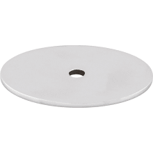 1-3/4 Inch Large Oval Cabinet Knob Backplate from the Sanctuary Series
