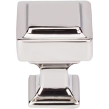 Ascendra 1 Inch Square Cabinet Knob from the Transcend Collection