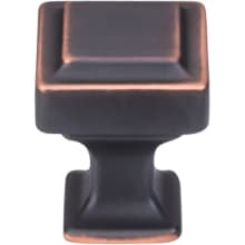 Ascendra 1 Inch Square Cabinet Knob from the Transcend Collection