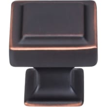 Ascendra 1-1/4 Inch Square Cabinet Knob from the Transcend Collection