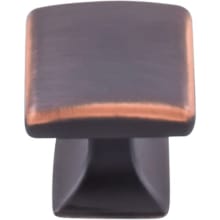 Contour 1-1/8 Inch Square Cabinet Knob from the Transcend Collection