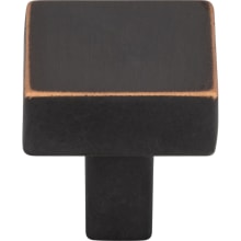 Channing 1-1/16 Inch Square Cabinet Knob from the Barrington Collection