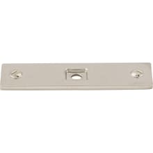 Channing 3 Inch Long Cabinet Knob Backplate from the Barrington Series