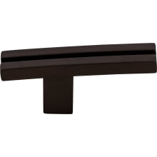 Inset Rail 2-5/8 Inch Long Designer Cabinet Knob from the Sanctuary Collection