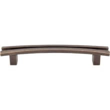 Flared 5 Inch (128 mm) Center to Center Bar Cabinet Pull from the Sanctuary Series - 10 Pack