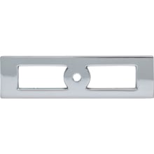 Hollin 3-3/4 Inch Center to Center Backplate for Cabinet Knobs from the Lynwood Series