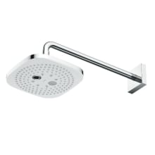Square 2.5 GPM Multi- Function Shower Head with Comfort Wave™ And Warm Spa™ Technology