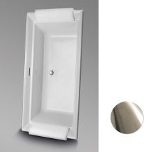 Aimes 71-7/16" Acrylic Soaking Bathtub for Drop In Installations with Center Drain - Drain Assembly Included