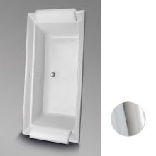 Aimes 71-7/16" Acrylic Soaking Bathtub for Drop In Installations with Center Drain - Drain Assembly Included