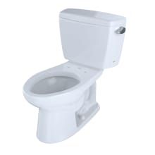 Eco Drake Two Piece Elongated 1.28 GPF Toilet with E-Max Flush System and Right-Hand Trip Lever - Less Seat