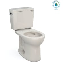 Drake 1.28 GPF Two Piece Round Chair Height Toilet with Left Hand Lever