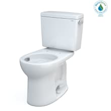 Drake 1.28 GPF Two Piece Round Chair Height Toilet with Right Hand Lever