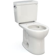 Drake 1.6 GPF Two Piece Round Chair Height Toilet with Left Hand Lever