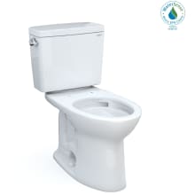 Drake 1.28 GPF Two Piece Elongated Chair Height Toilet with Left Hand Lever
