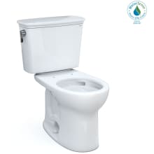 Drake 1.28 GPF Two Piece Round Chair Height Toilet with Left Hand Lever