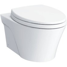 AP Wall Mounted Elongated Chair Height Toilet Bowl Only with Skirted Design and CeFiONtect - Less Seat