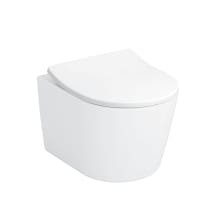 RP Compact 0.9 or 1.6 GPF Wall Mounted Two Piece Elongated Toilet with DuoFit Tank System