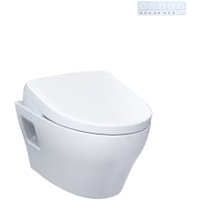 EP Wall-Hung 0.9 / 1.28 GPF Dual Flush Elongated Chair Height Toilet with Washlet+ S7 Bidet Seat, Duo-Fit Tank System, and Actuator Plate Flush