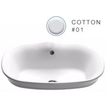 Maris 19-1/2" Drop In Bathroom Sink with Overflow and CeFiONtect Ceramic Glaze