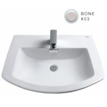 Soiree 27-1/2" Drop In Bathroom Sink with Single Faucet Hole Drilled and Overflow