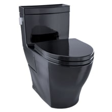 Legato 1.28 GPF One-Piece Closed-Front Elongated Toilet with Seat WITHOUT CeFiONtect glaze.