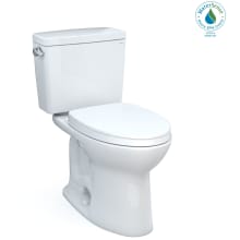 Drake 1.28 GPF Two Piece Elongated Chair Height Toilet with Left Hand Lever - Seat Included