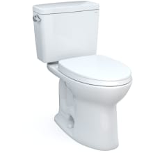 Drake 1.6 GPF Two Piece Elongated Chair Height Toilet with Left Hand Lever - Seat Included