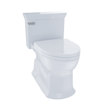 Eco Soiree One Piece Elongated 1.28 GPF ADA Toilet with Double Cyclone Flush System and CeFiONtect - Soft Close Seat Included